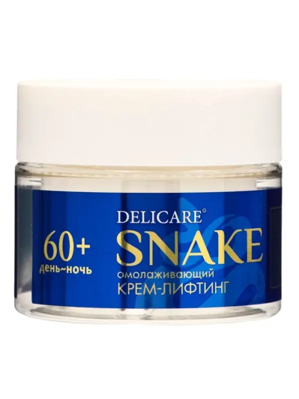 Крем для лица Delicare, со змеиным пептидом, 60+, 50 мл