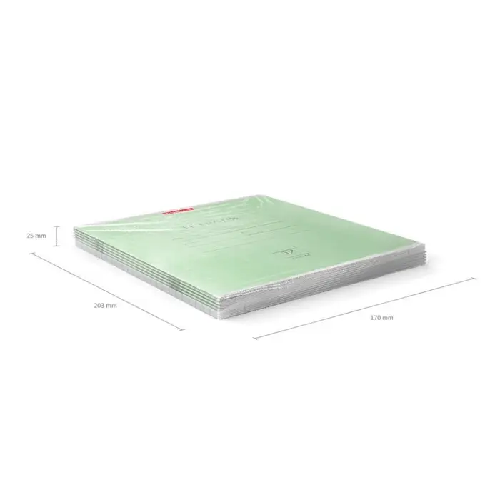 Тетрадь 12 листов в клетку ErichKrause «Классика», обложка мелованный картон, зелёная