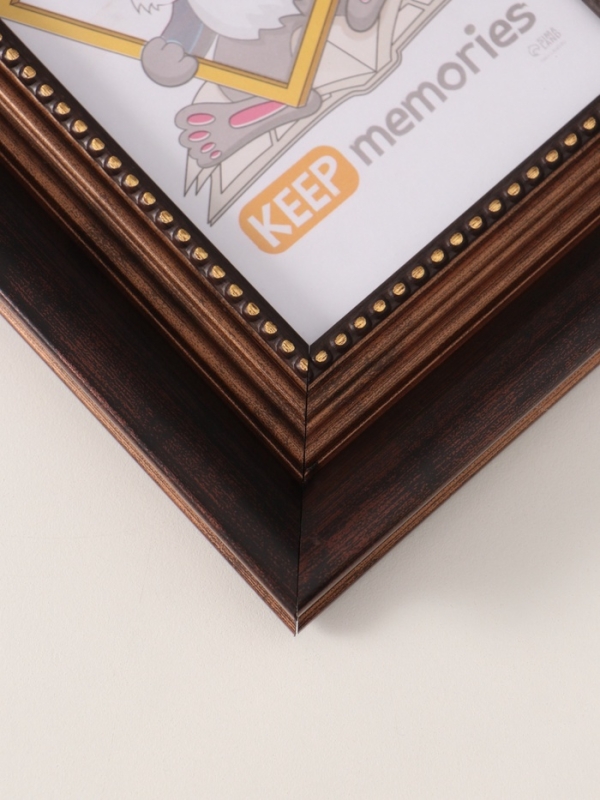 Фоторамка пластик "Любава" 10х15 см, 4020-3009/4 темно-коричневый