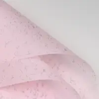 Пленка для цветов, "Звёздное небо", розовый, 57х57 см