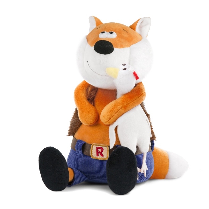 Мягкая игрушка  Мягкая игрушка "Ловкий Лис и Курица", 24 см MT-MRT-D04202307-24