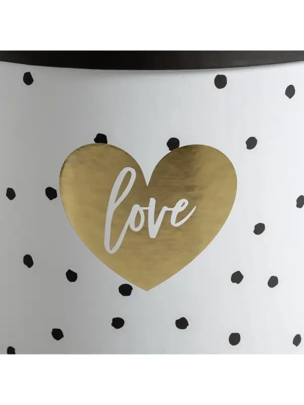 Набор коробок для цветов 4 в 1, упаковка подарочная, &laquo;Чёрно-белый&raquo;, 14&times;14&times;13 см - 20&times;20&times;17.5 см