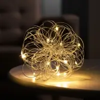 Светодиодная фигура &laquo;Облачко&raquo; 15 см, 15 LED, от батареек ААx2, свечение тёплое белое