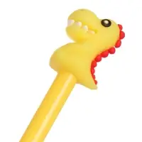 Ручка-прикол &laquo;Динозавр&raquo;, гелевая, жёлтая