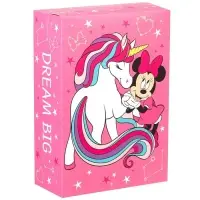 Подарочная коробка, складная, 6х23х7.5 см, Минни Маус и Единорог