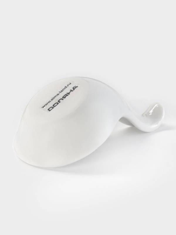 Соусник Доляна White Label, 9×5.5×6 см, фарфор, белый Соусник Доляна White Label, 9×5.5×6 см, фарфор, белый