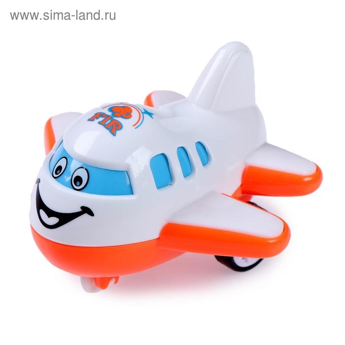 Самолет инерционный «Лайнер с глазками», МИКС Самолет инерционный «Лайнер с глазками», МИКС