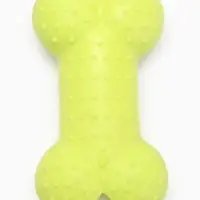 Жевательная игрушка для собак &laquo;Кость малая&raquo;, 8.5 см, TPR, салатовая