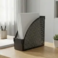 Лоток для бумаг &laquo;Офис-класс&raquo;, А4, сборный, вертикальный, 1 отделение, ширина 100 мм, МИКС