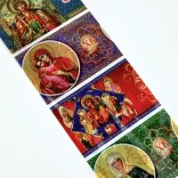 Термонаклейки на 7 яиц &laquo;Лики 1&raquo;, на пасху