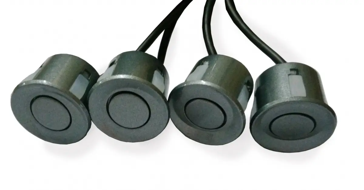 Датчик парктроника 22 мм (темно-серый) с проводом 2,5м AVS PS-22 (1 шт.)