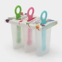 Форма для мороженого Доляна &laquo;Симпл&raquo;, 11&times;11&times;6.5 см, 3 ячейки, прозрачная