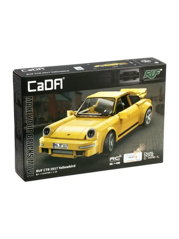 Конструктор радиоуправляемый  Конструктор радиоуправляемый "Спорткар", 222 детали, 2 варианта управления