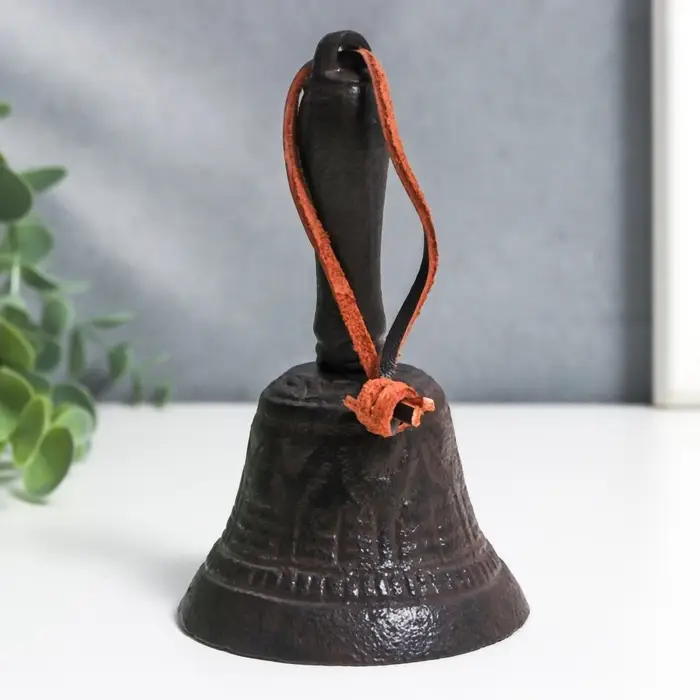 Колокол настольный чугун &laquo;Звонкий&raquo;, 12&times;7&times;7 см