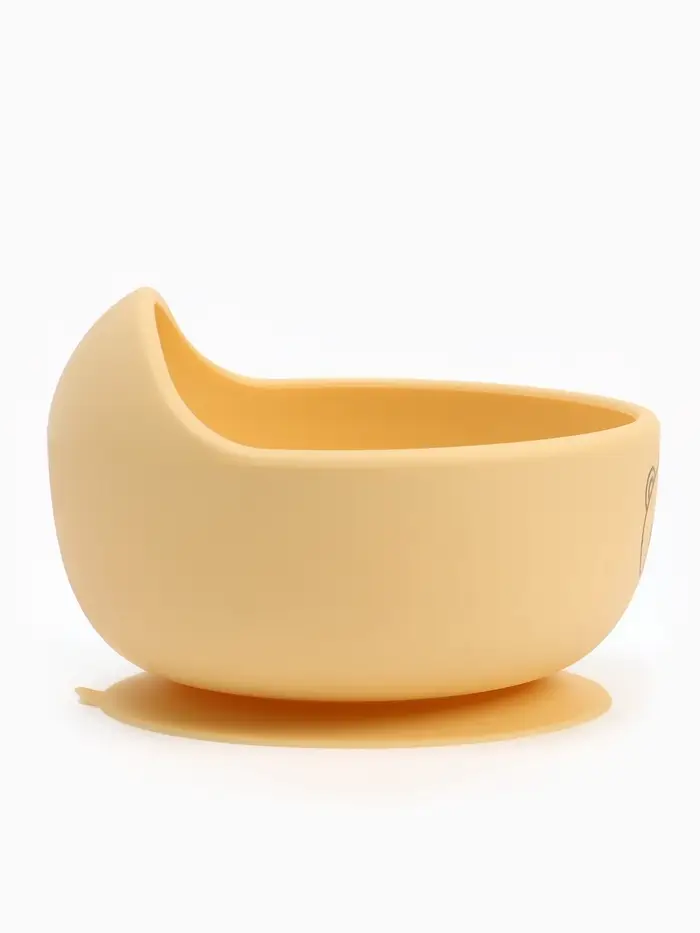 Тарелка детская на присоске и ложка, молочный, Mum&Baby Тарелка детская на присоске и ложка, молочный, Mum&Baby