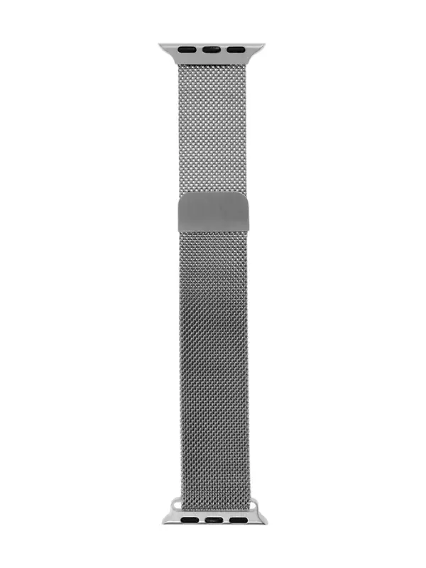 Ремешок для Apple Watch 38/40/41 мм, миланская петля, серебристый
