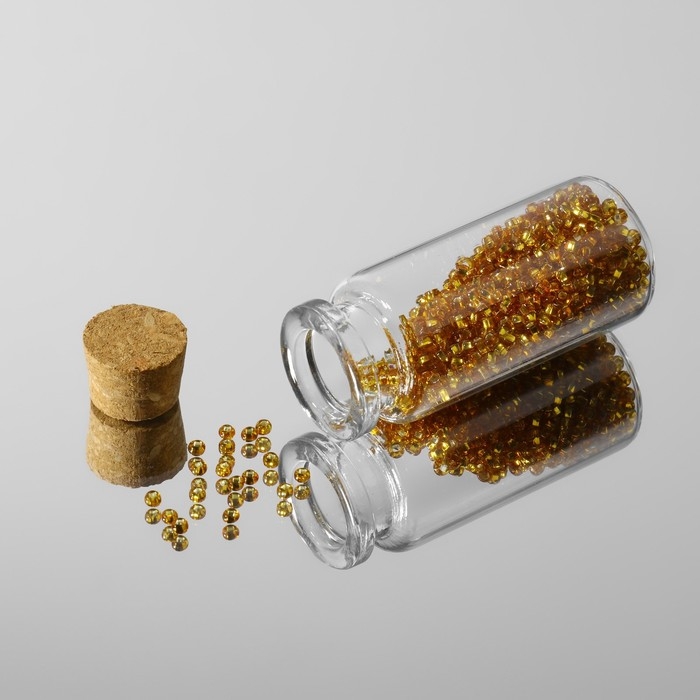 Баночки для хранения бисера, d = 2,2 × 5 см, 5 шт