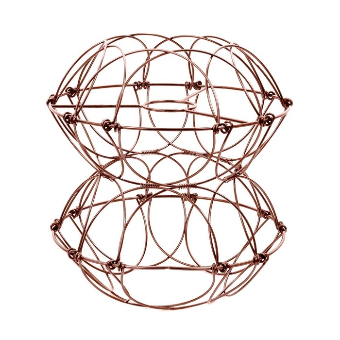 Светильник BayerLux 1671/1 E27 40Вт медь 28х28х30-130 см