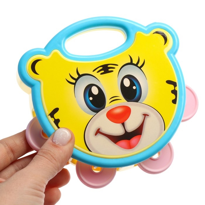 Погремушка - бубен «Малыши», МИКС, Крошка Я Погремушка - бубен «Малыши», МИКС, Крошка Я