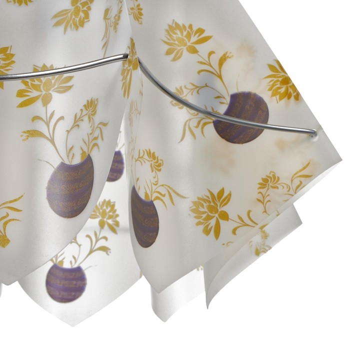 Люстра BayerLux Подвес BayerLux Люстра BayerLux Подвес BayerLux "Джули" E27 1х60Вт бел./желт./кор. 40х40х100 см