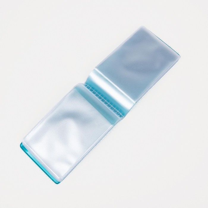 Визитница на 18 карт, цвет голубой Визитница на 18 карт, цвет голубой