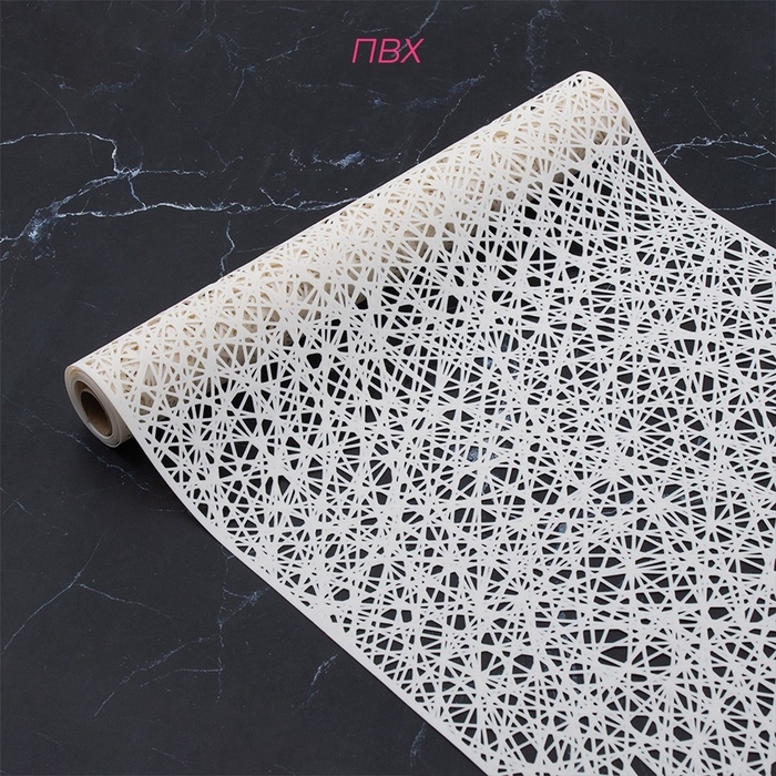 Дорожка сервировочная на стол Доляна «Паутинка», 150×33 см, белая