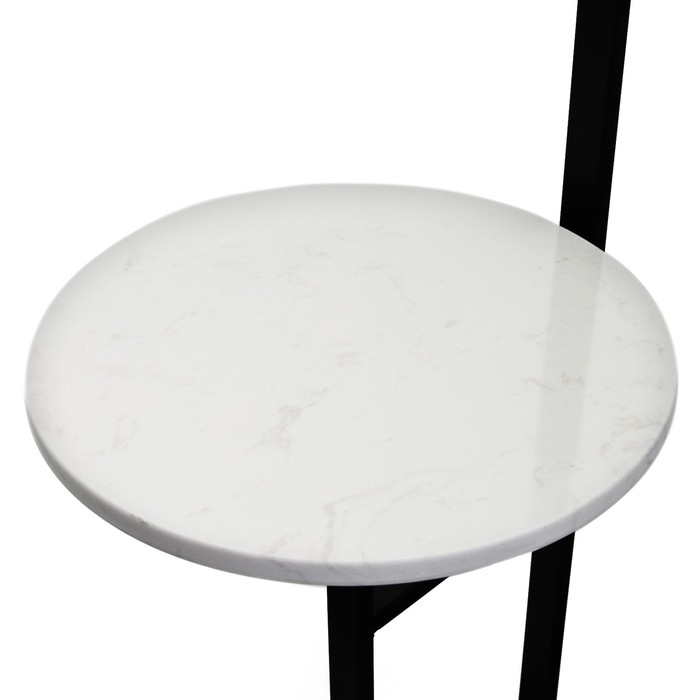 Торшер 19039/1 LED черно-белый 70х30х165 см