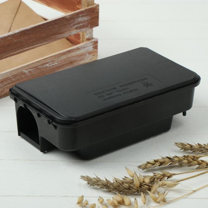 Приманочная станция от грызунов, 23 × 12,5 × 7,5 см Приманочная станция от грызунов, 23 × 12,5 × 7,5 см