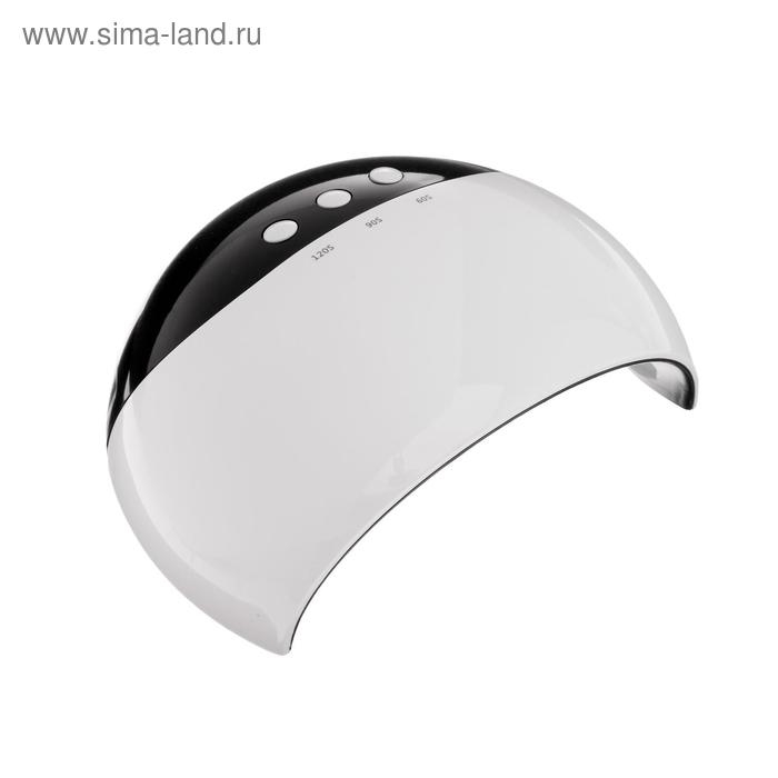 Лампа для гель-лака Luazon LUF-18, LED, 24 Вт, 8 диодов, таймер 60/90/120 сек, USB, белая Лампа для гель-лака Luazon LUF-18, LED, 24 Вт, 8 диодов, таймер 60/90/120 сек, USB, белая