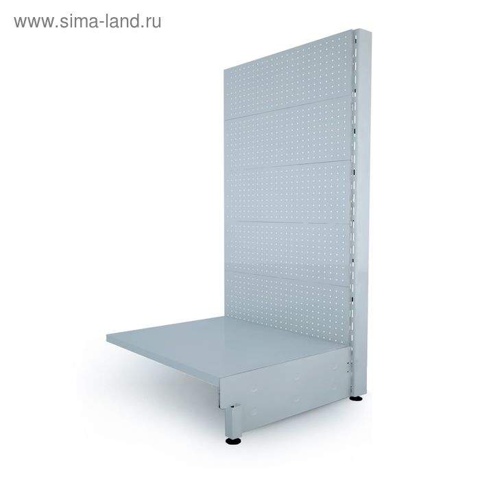 Панель для стеллажа, 35×90 см, перфорированная, шаг 2,5 см, цвет белый Панель для стеллажа, 35×90 см, перфорированная, шаг 2,5 см, цвет белый