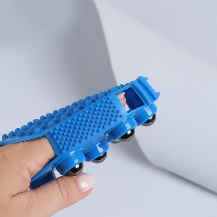 Массажёр, двусторонний, универсальный, 7 шариков, с подвесом, 13 × 10 × 4см, цвет МИКС Массажёр, двусторонний, универсальный, 7 шариков, с подвесом, 13 × 10 × 4см, цвет МИКС