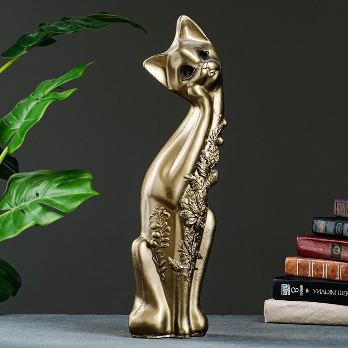 Копилка Копилка "Кошка" бронза, 49см