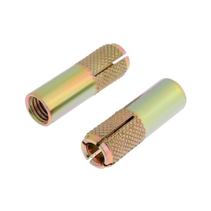 Анкер ЛОМ, забиваемый, стальной, желтопасированный, М12х50 мм, 50 шт Анкер ЛОМ, забиваемый, стальной, желтопасированный, М12х50 мм, 50 шт