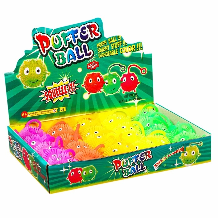 Мяч детский резиновый ёжка «Чудик с ножками и ручками», световой, цвета МИКС Мяч детский резиновый ёжка «Чудик с ножками и ручками», световой, цвета МИКС