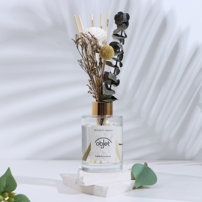 Диффузор ароматический Диффузор ароматический "Dried flowers", 120 мл, английская груша и фрезия
