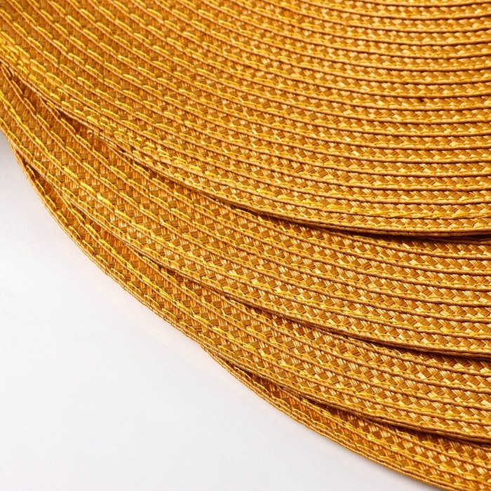 Салфетки сервировочные на стол Доляна «Лофт», 4 шт, d=38 см, цвет песочный