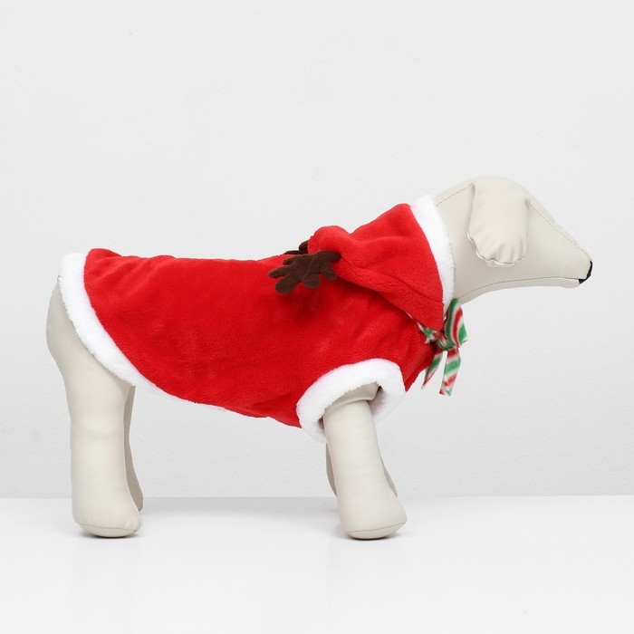 Новый год. Костюм  Новый год. Костюм "Новогодний с рожками", размер S (ДС 25, ОГ 35 см)