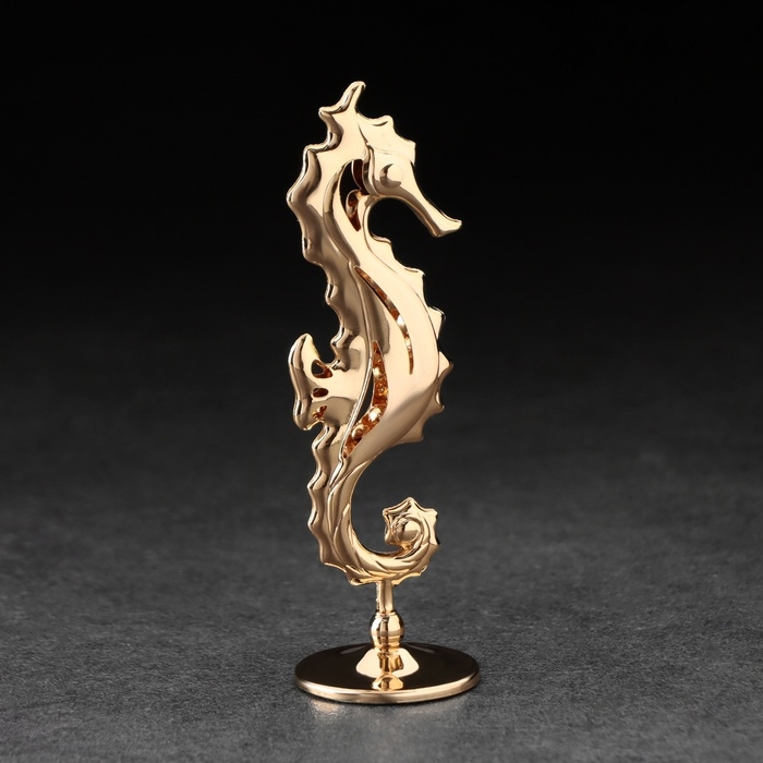 Сувенир Сувенир "Морской конёк", с кристаллами