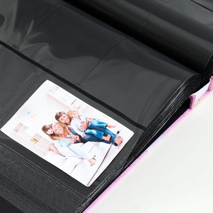 Фотоальбом кожзам на 1000 фото 10х15 см Фотоальбом кожзам на 1000 фото 10х15 см "Улыбайся" 36,2х33,8х6,8 см