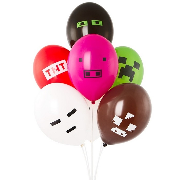 Шар латексный 14 Шар латексный 14" «Пиксели», пастель, набор 50 шт., МИКС