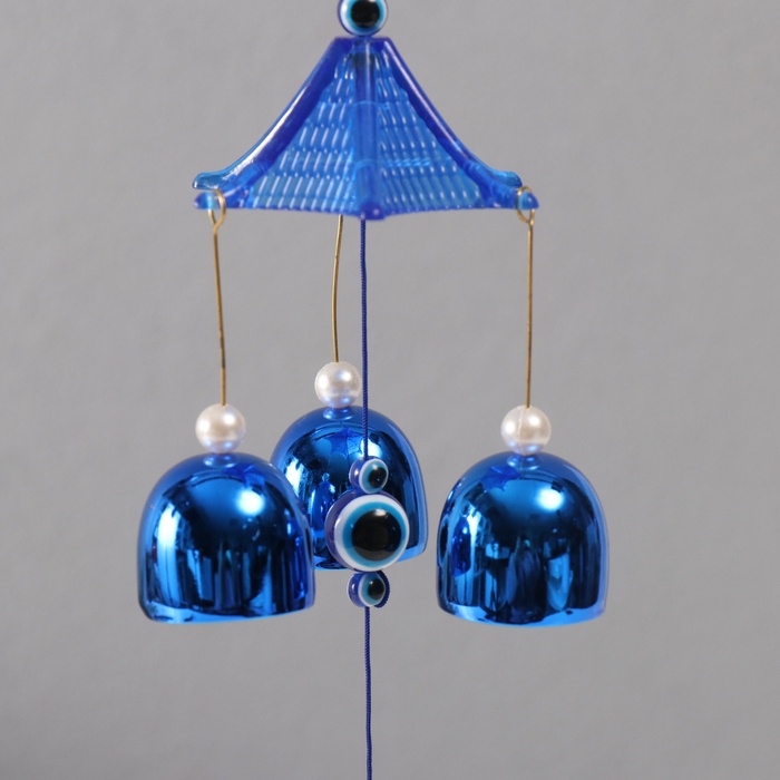 Музыка ветра металл от сглаза Музыка ветра металл от сглаза "Всевидящее око" 3 колокольчика 45 см