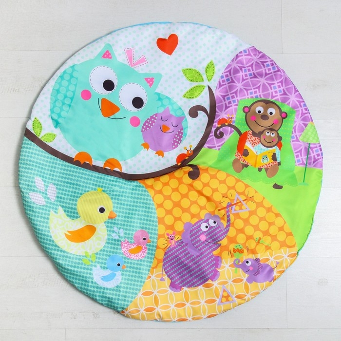 Развивающий коврик с дугами «Филин», 108х103 см. Развивающий коврик с дугами «Филин», 108х103 см.