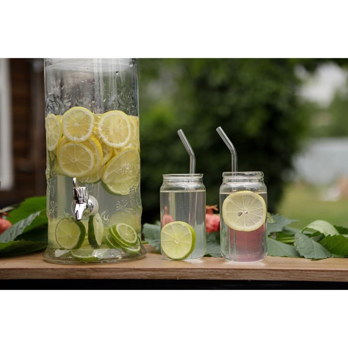 Стакан стеклянный с крышкой «Базис», 400 мл Стакан стеклянный с крышкой «Базис», 400 мл