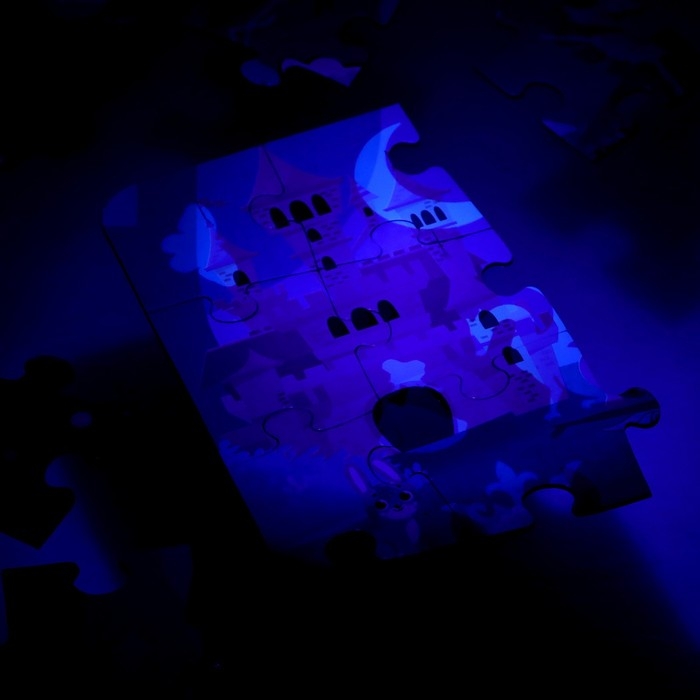 Пазл с фонариком «В гостях у ламы», 88 деталей Пазл с фонариком «В гостях у ламы», 88 деталей