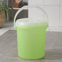 Ведро с крышкой Darel plastic, 20 л, цвет МИКС