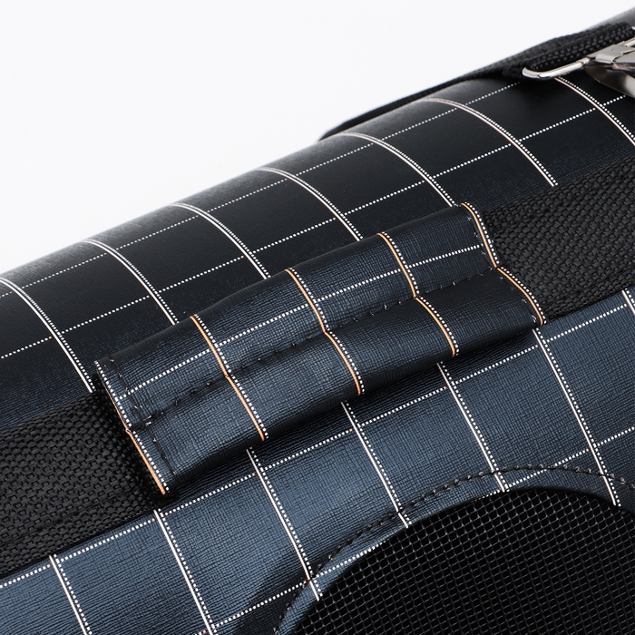 Сумка-переноска каркасная  Сумка-переноска каркасная "Клетка", размер S, 37 х 20х 24 см, чёрная