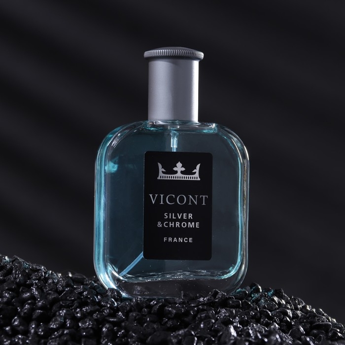 Туалетная вода мужская Vicont Silver&Chrome, 100 мл (по мотивам Chrome Azzaro (Azzaro) Туалетная вода мужская Vicont Silver&Chrome, 100 мл (по мотивам Chrome Azzaro (Azzaro)