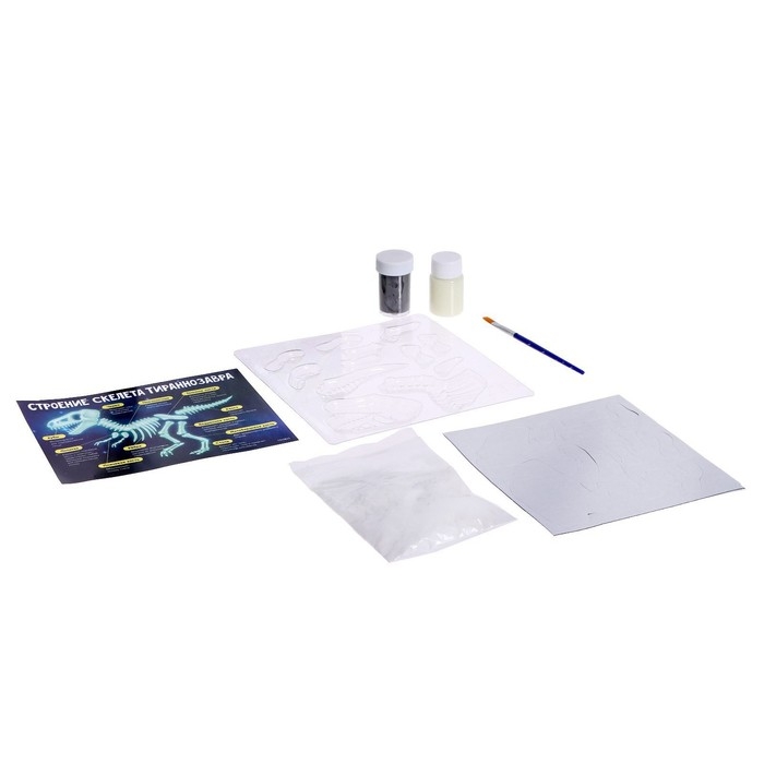 Набор для опытов «Эпоха динозавров: Скелет тираннозавра», в пакете Набор для опытов «Эпоха динозавров: Скелет тираннозавра», в пакете