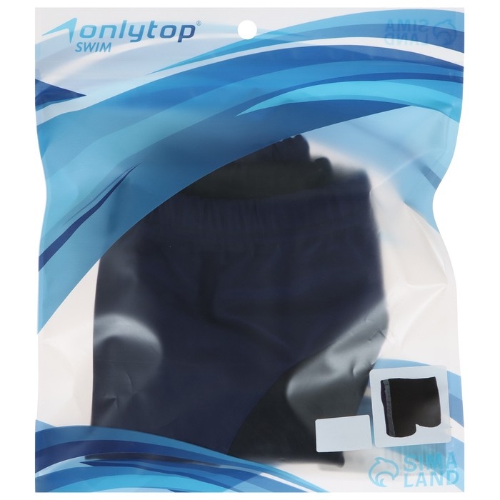 Плавки для плавания ONLYTOP, р. 44, цвет чёрный/серый/синий Плавки для плавания ONLYTOP, р. 44, цвет чёрный/серый/синий