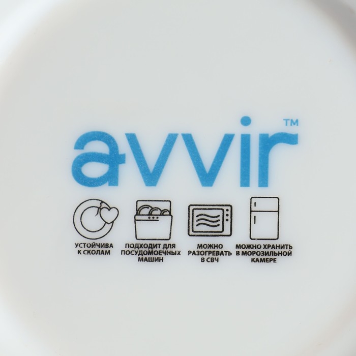 Набор салатников «Дива», 15,5×5 см, 6 шт, стеклокерамика, цвет белый Набор салатников «Дива», 15,5×5 см, 6 шт, стеклокерамика, цвет белый